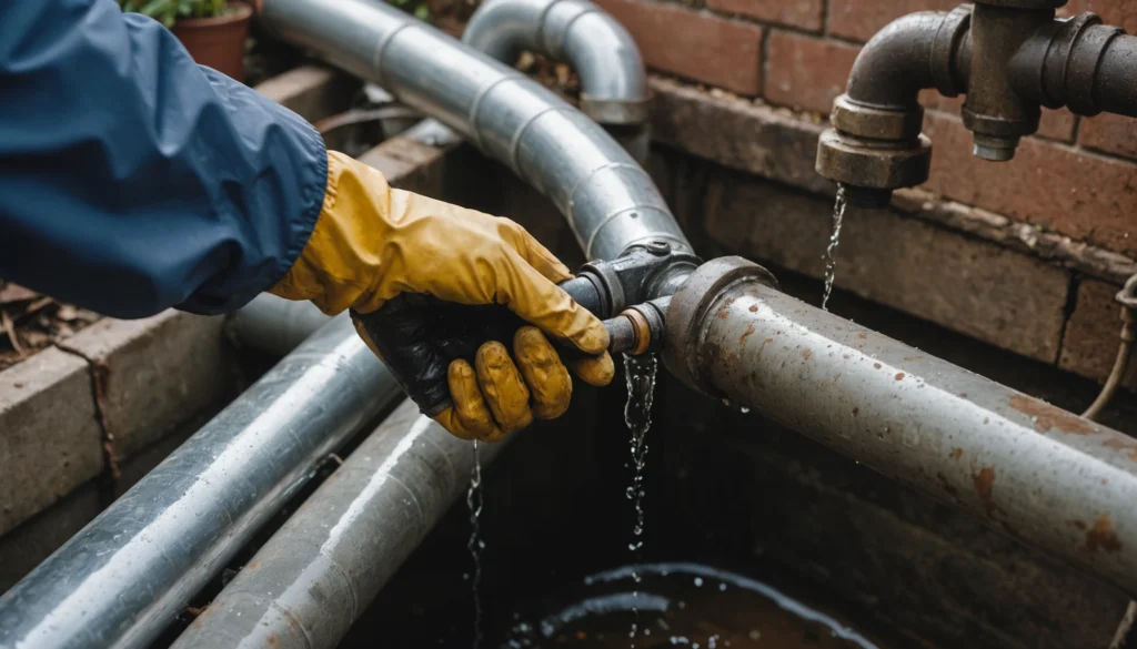 Comment réparer une fuite d'eau